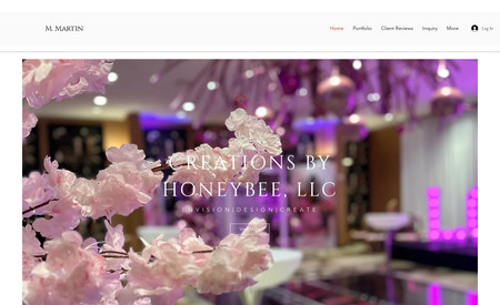 Creationsbyhoneybee: Custom Creations site, completed entire project.