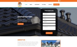 Doctor Gutters We completed a full website design along with a le...