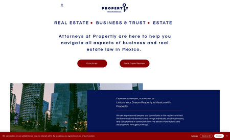 Propertly - Classic website with Members sites: Lorelei Noyola, an esteemed Real Estate Lawyer, approached us with a need for a website redesign and SEO. We managed to deliver a beautiful website that reflects her business and her style, sophisticated and professional. We also developed her member site. These are imperative for her to manage her clients. Another happy client!