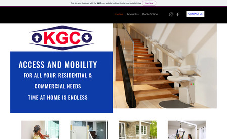 KGC: Built a sleek modern stylish website that has plenty of content in it, organized to make it easy to navigate, read, and view their products. 