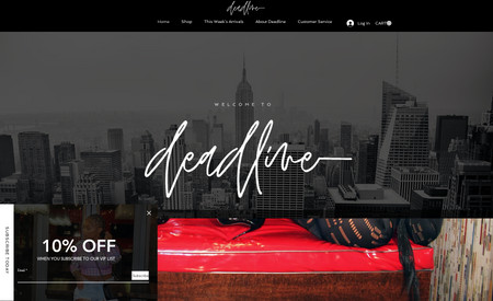 My Site: My client's business and brand is inspired by New York City's fashion. Her favorite show/movie is Sex in the City, which if you watch you would know it is located in NYC. She asked for an eye catching, simple and unique site that would appeal to her target audience. 