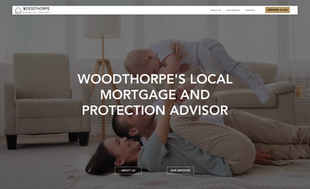 Woodthorpe: Website design, branding update and copywriting for a brilliant mortgage and protection advisor in Nottingham, UK. 