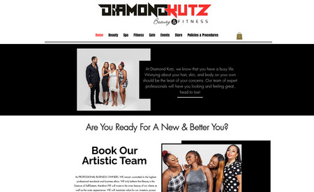 DK Beauty and Fitness: Beauty and Wellness Website