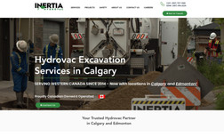Inertia Hydrovac We developed this website and one for a different ...