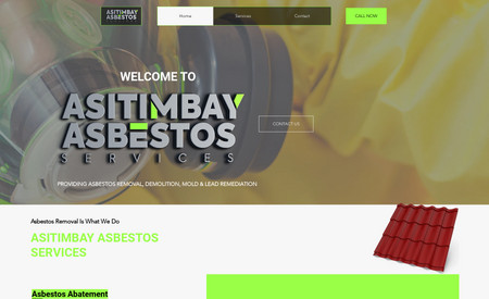 Asitimbay Asbestos : Fully Designed by Santos Torres Inc. We also completed all SEO writing and designed the logo.