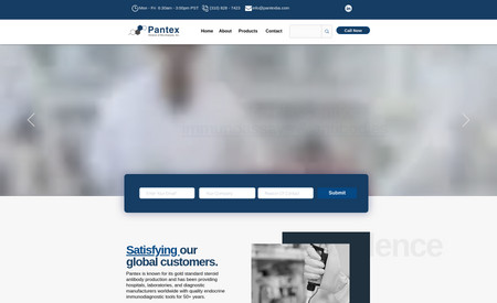Pantex│Div. of Bio: Custom web design and development utilizing the Velo code interface for the creation of a custom mega menu within the Wix editor. 

Deliverables

UX/UI Design
Branding elements
Prototyping 
Web design & development
