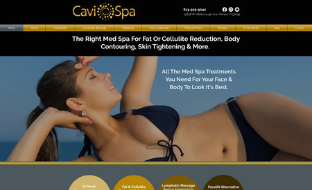 Cavi Spa: If company has many services, I will put all of them in front of the viewer quickly by just touching on them, so that at a glance, they get the idea of what the company has to offer. Once their eye is finished scanning them all, then they will go back and click on the service they are most interested in. I’m a creative director and that’s exactly what I do, direct the viewer. Notice that every headline on every page is written in sentence form but contains the SEO keywords that pertain to that service. Along with perfectly written titles, descriptions, and image naming, this site is on page 1 for literally hundreds of keyword combos.