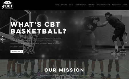 CBT Basketball: Web Design and Development