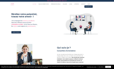 IsabelleLaurioz: Projet de refonte de site avec référencement SEO