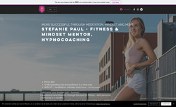 Fitness- & Mindsetmentorin Stefanie Paul Webseite für Fitnesscoaching