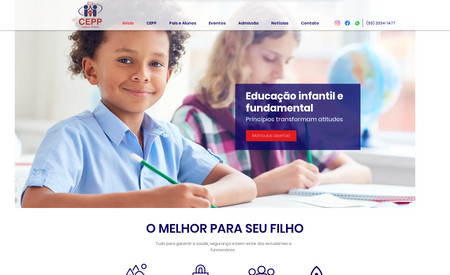 Cepp Augusto Pestana: Site institucional escolar