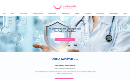 Wahsmile: A literature publishing website built entirely from scratch.