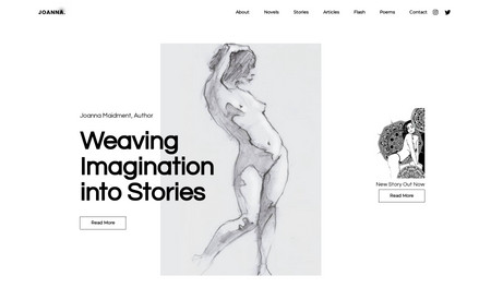 Joanna Maidment: Redesigned website.