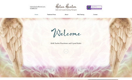 Helen Hanlon Reiki A: Complete Website design and deployment with full SEO work.