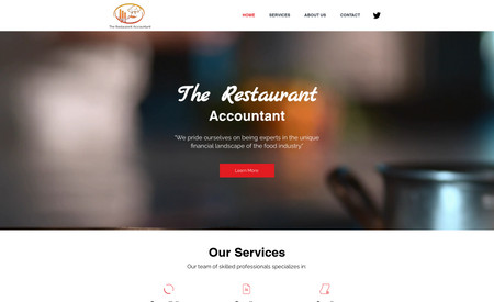The Restaurant Accou: Complete Website Redesign