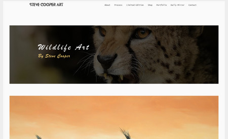 Wildlife Art : Revamping of website