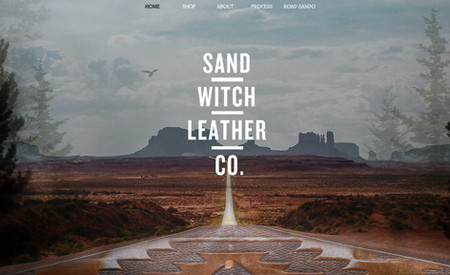Sandwitch Leather: Website Design, Composite Artwork, Supporting Graphics, Branded Gallery, Copywriting, E-Commerce
