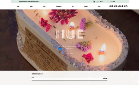HUE Candle Co. : undefined