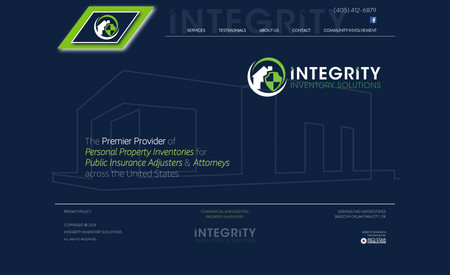 Integrity Inventory Solutions: Creation of a new Web Presence for a local organization, including Graphic Design, Web Development, Video Editing, and SEO Optimization.