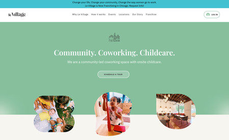Le Village Cowork: Complete website re-design and SEO optimization project.
