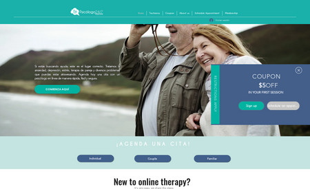 Tu Psicólogo 24/7 : User-friendly website for Tu Psicólogo 24/7. The website featured an easy-to-use booking system, therapist profiles, and informative articles. It was optimized for search engines, helping to attract new clients.