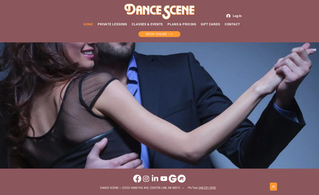 Dance Studio: Advanced Website for a local Dance Studio.