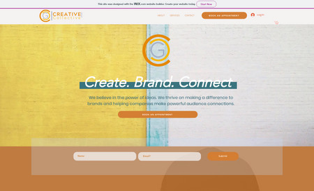Creative Collective: Designed website for creatives to book services to help them take them to the next level
