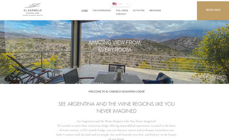 Carmelo Lodge New: Bespoke resort in the Andes Mountains outside of Mendoza, Argentina