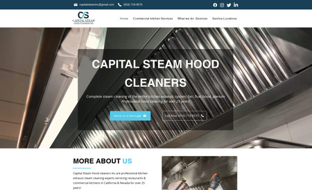 Hood Cleaner Sacrame: 
In the thrilling website project for a professional hood cleaner business, we embarked on a quest to showcase their expertise and elevate their online presence. With sizzling visuals and sizzling content, we unveiled the art of grease-fighting mastery and the importance of pristine kitchen exhaust systems. Through seamless navigation and a sprinkle of interactivity, we aimed to ignite the interest of restaurant owners and leave them hungry for spotless hoods.