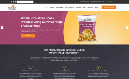 Namosri Ventures: A website focused on flavorings and seasonings that is built using Wix. The website incorporates and utilizes various features of the Wix platform.