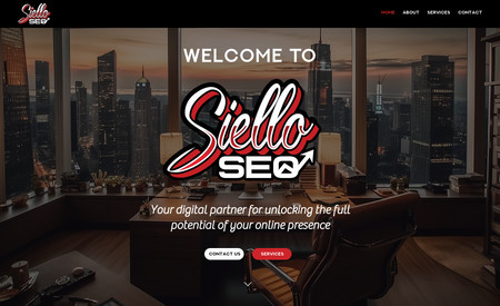 SIELLO SEO: Siello SEO is a SEO business located in NJ. We built their website to generate leads for their listing distribution service.