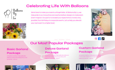 Balloons by Lu: We had the honor of working on this website for LuAnn! We truly enjoyed working on this! Thank you LuAnn!