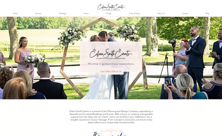 Eileen Smith Events: Wedding & Event Planner website with a strong focus on User Experience and Brand Design to increase perceived value!