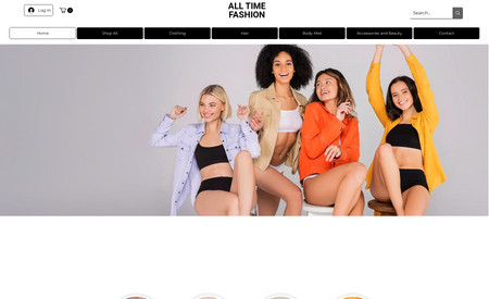 Ecommerce Website: Clothing, Hair, Body Mist, Accessories and Beauty