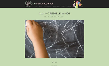 AIM Incredible Minds: Website Creation