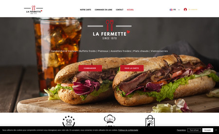 La Fermette: Site Web Restaurant