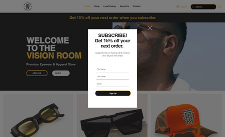 eCommerce: The Vision Room is a wholesale sunglass vendor.  Shop the greatest selection of designer sunglasses choosing among the most stylish brands like Ray-Ban, Oakley and more. Throughout the stages of getting the project done, we met all the brand needs. They were extremely happy. 