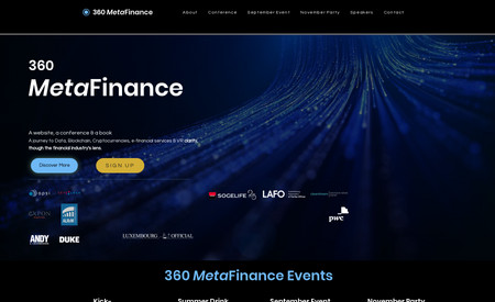 360 Metafinance: website built