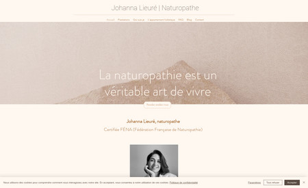 L'appartement holistique: Site web dédié à la naturopathie à Bussy-Saint-Georges pour Johanna naturopathie.
Et mise en avant de l'Appartement Holistique qui rassemble 11 thérapeutes bien-être.