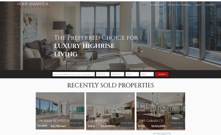 Sean Mamola Real Est: San Francisco real estate agent website