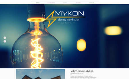 Mykonelectricnorth: This was one of my first builds with Wix, this client wanted a user friendly website that was not cliche, meaning he wanted it to really represent him as business owner with his style in mind.