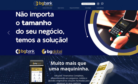 Bgbank - Banco Digital: Criação de site institucional e gerenciamento de google Ads