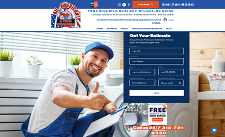 All American Appliance: "Great job in designing our website. We truly have seen a huge difference in our traffic since our decision to use Ailie Inc.  Always communicates in a timely manner."