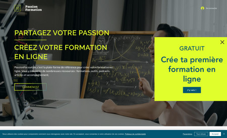 PassionFormation.com: PassionFormation.com est une plateforme de formation en ligne dédiée aux formateurs freelance.