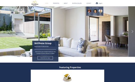 Mcelhone Group: New web design for a group of Realtors