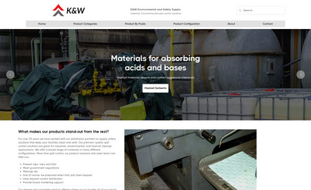 K & W Environmental: In the realm of web design, my portfolio boasts a standout project - the comprehensive website for K & W Environmental. This Oil Sorbent, Spill Kit, and Industrial Supply company entrusted me with the task of translating their identity into a digital presence, and the result is a testament to both their excellence and my proficiency in Wix web development.