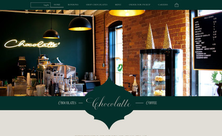 Chocolatte: a bespoke website designed for a prestigious luxury chocolatier, showcasing deluxe fine chocolates and beverages. This customized platform boasts seamless table reservation and POS capabilities, an interactive online menu, and an e-commerce system with automated tax and shipping capabilities for nationwide distribution. Imbued with fully functional SEO, the site is not only visually stunning but strategically optimized for online visibility. Meticulously crafted from the ground up, every detail, from animations and icons to typefaces and layouts, reflects a commitment to brand identity and user experience. Immerse yourself in this digital masterpiece that harmonizes sophistication with seamless functionality.