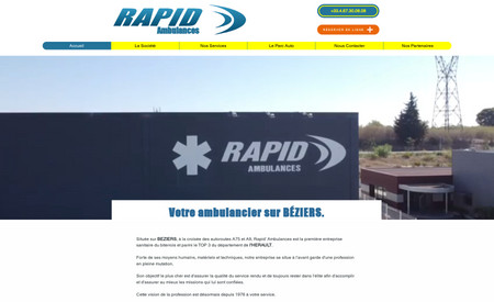 Rapid Ambulance: Refont du site sur Wix
Intégration de base de données
Intégration formulaire de contact avec importation de documents
Optimisation SEO