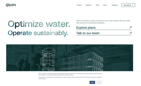 Pani Global: Pani’s mission is to accelerate the world’s transition to a sustainable water supply. Their team was in need of a refreshed brand identity and new website to highlight their technology and the end benefits it can bring to the planet.