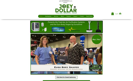 Joey Dollar: Advanced Website Includes e-commerce: Found Joe Daher need corporate imaging, logo design and website support to track and support sale of health and wellness electronics.